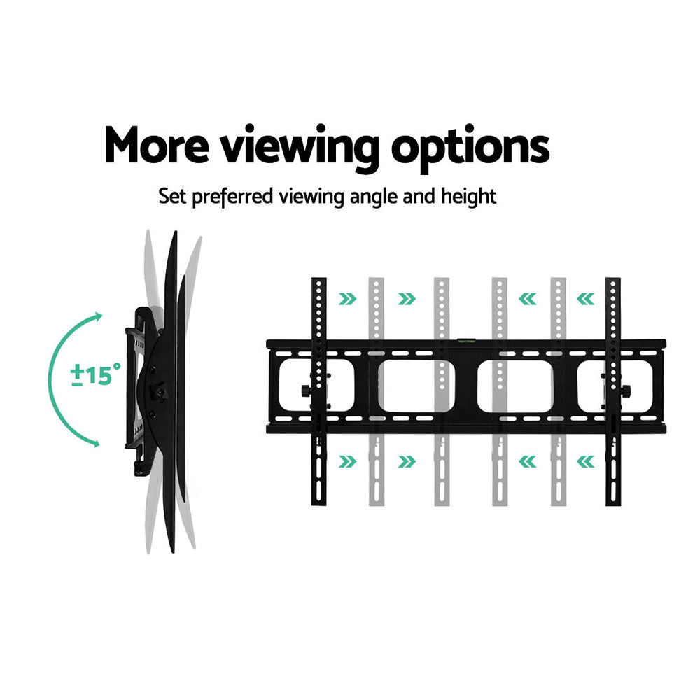 TV Wall Mount Bracket Tilt Flat Slim LED LCD Plasma 42 55 65 75 90 inch