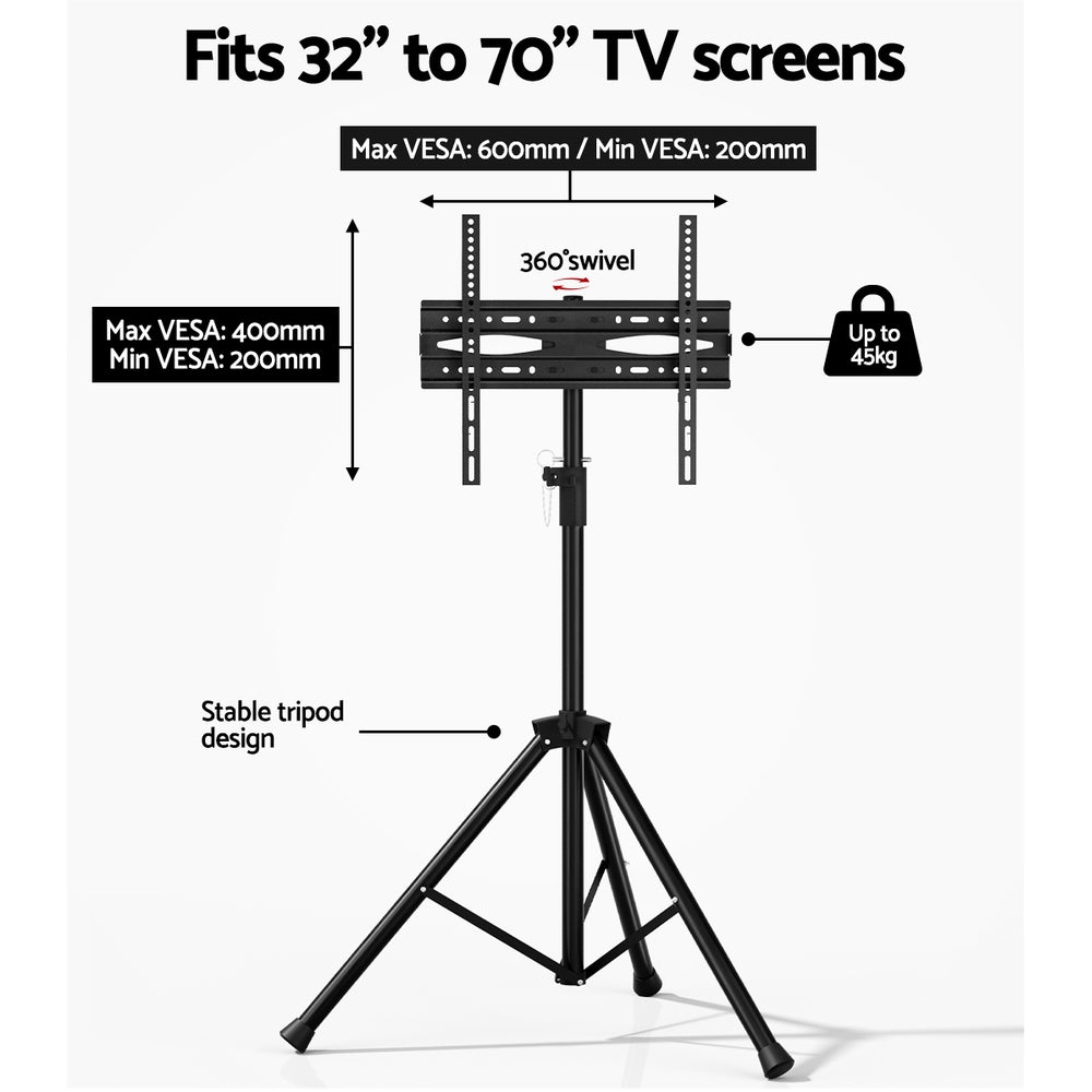 TV Stand Mount 32-70" Swivel Bracket Tripod Universal LED LCD Home Office
