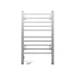 Electric Heated Towel Rail Rack 10 Bars Freestanding Clothes Dry Warmer