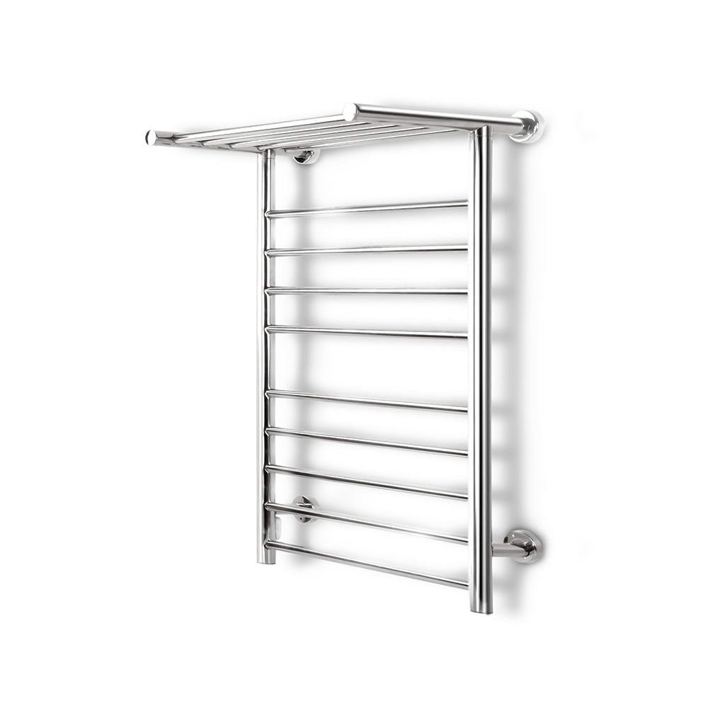 Electric Heated Towel Rail Rack 14 Bars Wall Mounted Clothes Dry Warmer