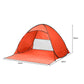 Pop Up Beach Tent Camping Portable Shelter Shade 4 Person Tents Fish Orange
