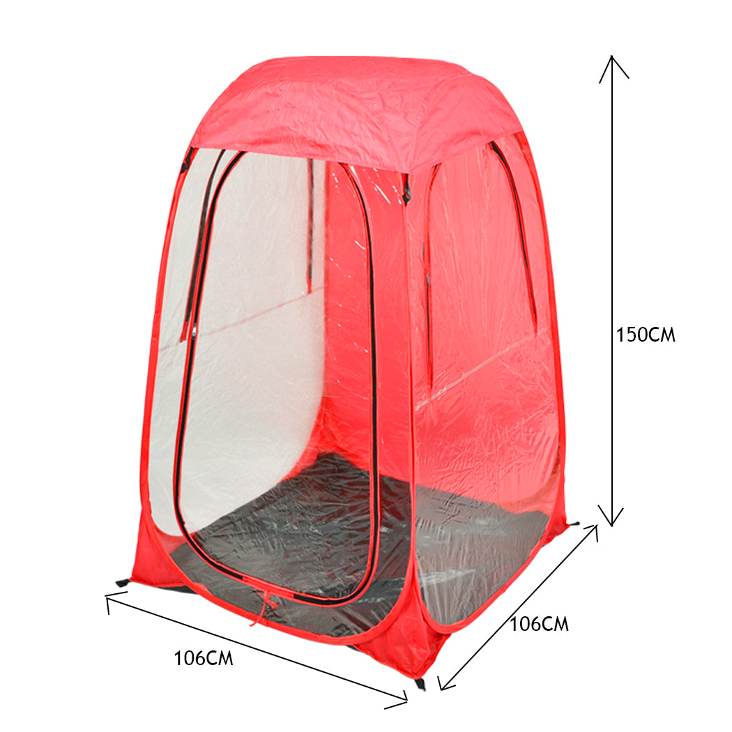 Set Of 2 Mountview Pop Up Tent Camping Weather Tents Outdoor Portable Shelter Shade - Red