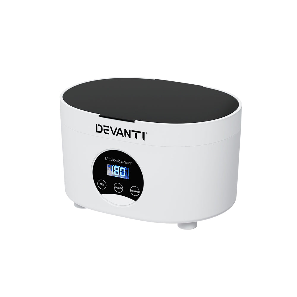 600ML Ultrasonic Cleaner Timer Jewellery Glasses Cleaning Machine Degas