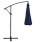3m Honolulu Outdoor Umbrella Cantilevered with Base - Navy