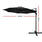 2.8m Lahaina Outdoor Umbrella with Base - Black
