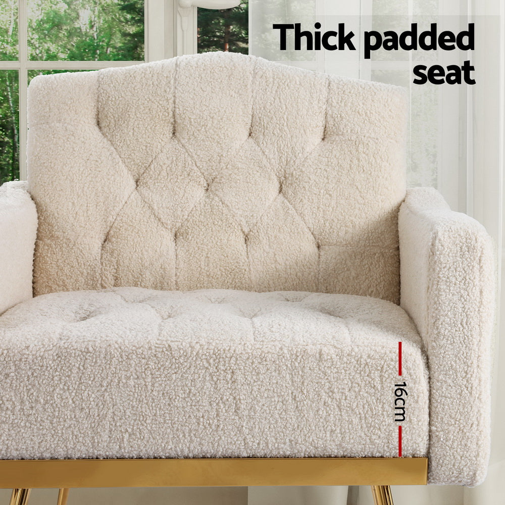 Armchair Bouclé - Beige