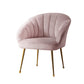 Michelle Accent Velvet Lounge Armchair - Pink