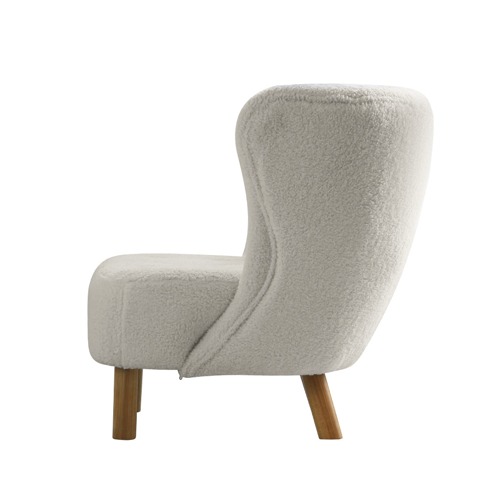 Marnie Accent Lounge Bedroom Armchair - White