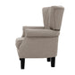 Marian Accent Fabric Lounge Armchair - Beige