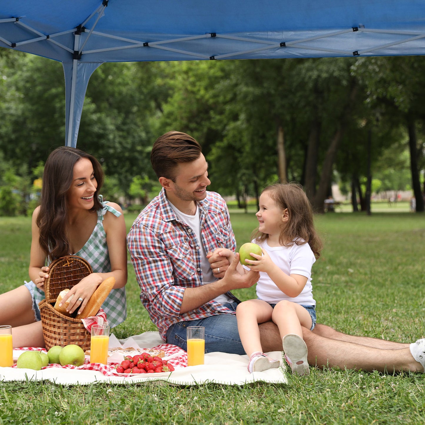 3x3m Outdoor Folding Tent Gazebo - Navy