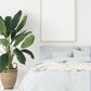 KING 1000TC Hotel Grade Bamboo Cotton Quilt Cover Pillowcases Set - Grey
