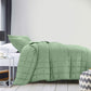 KING 3-Piece Coverlet Set Bedspread Soft Touch Easy Care Breathable - Green