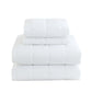 QUEEN 3-Piece Coverlet Set Bedspread Soft Touch Easy Care Breathable - White
