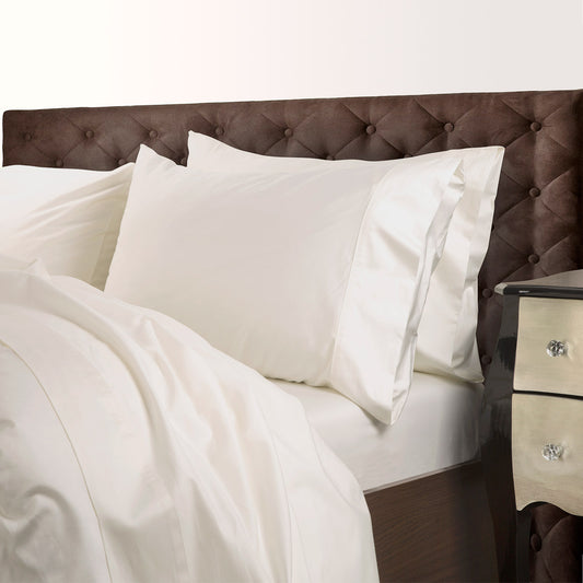 QUEEN 1000TC Cotton Blend Quilt Cover Set Premium Hotel Grade - Beige