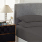 DOUBLE 1500TC 3-Piece Cotton Rich Sheet Set Ultra Soft Bedding - Stone