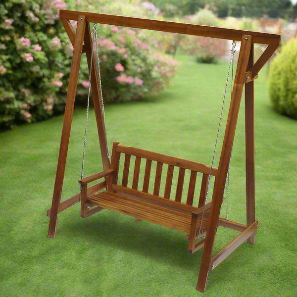 Kids garden swing clearance chair