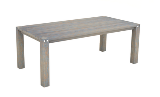 Rory Sturdy 2 Metre Table Grey Brush Finish