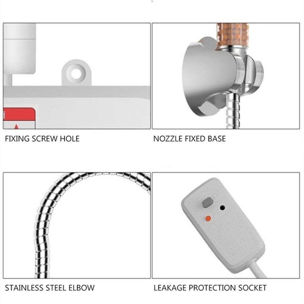 Tankless Instant Electric Hot Water Heater System Instant Hot Water Shower Heat
