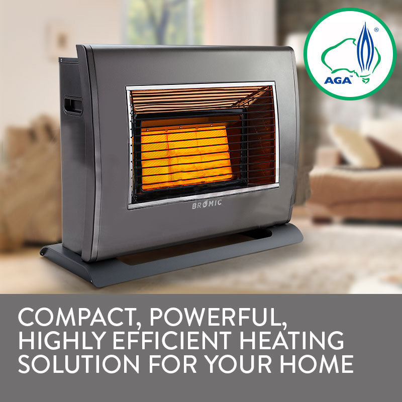 Supaheat II Natural Gas Indoor Room Heater Portable Floor Flueless