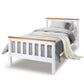 Maia Wooden Bed Frame Base Timber Kids Adults Modern Bedroom Furniture - White Single