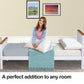 Maia Wooden Bed Frame Base Timber Kids Adults Modern Bedroom Furniture - White Single