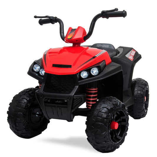 Electric Ride On ATV Quad Bike Battery Powered - Red & Black