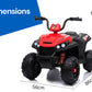 Electric Ride On ATV Quad Bike Battery Powered - Red & Black