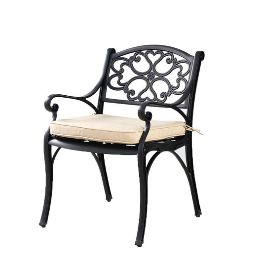 Lydia Aluminium Chair - Black