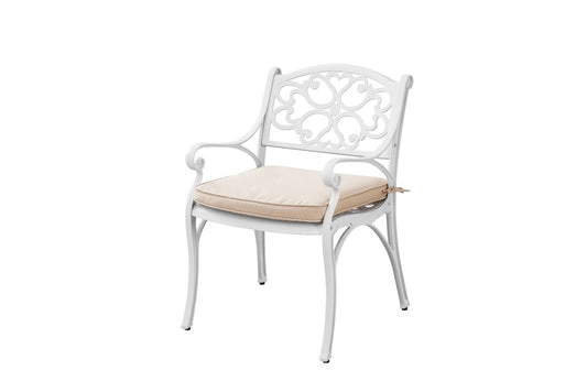 Lydia Aluminium Chair - White