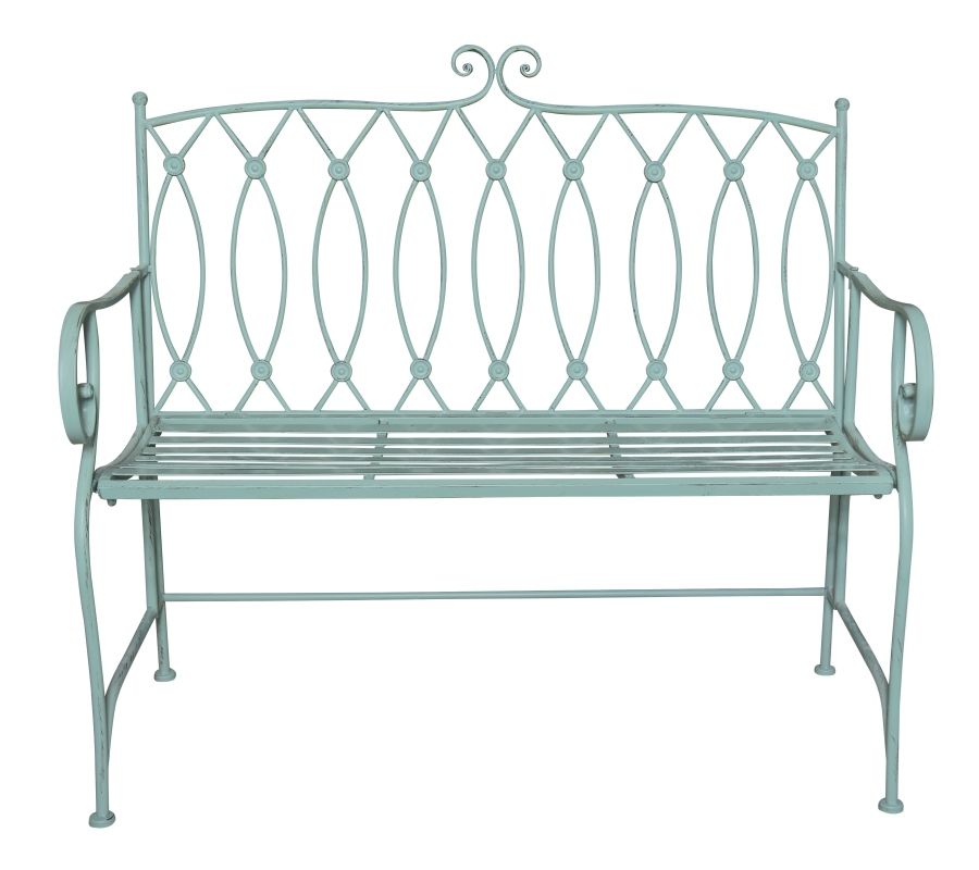 Damian Outdoor Bench - White