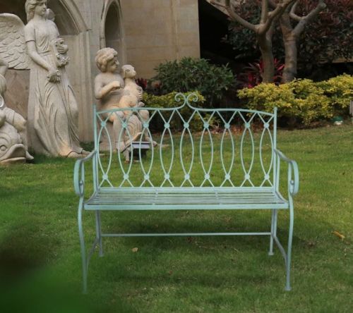 Damian Outdoor Bench - White