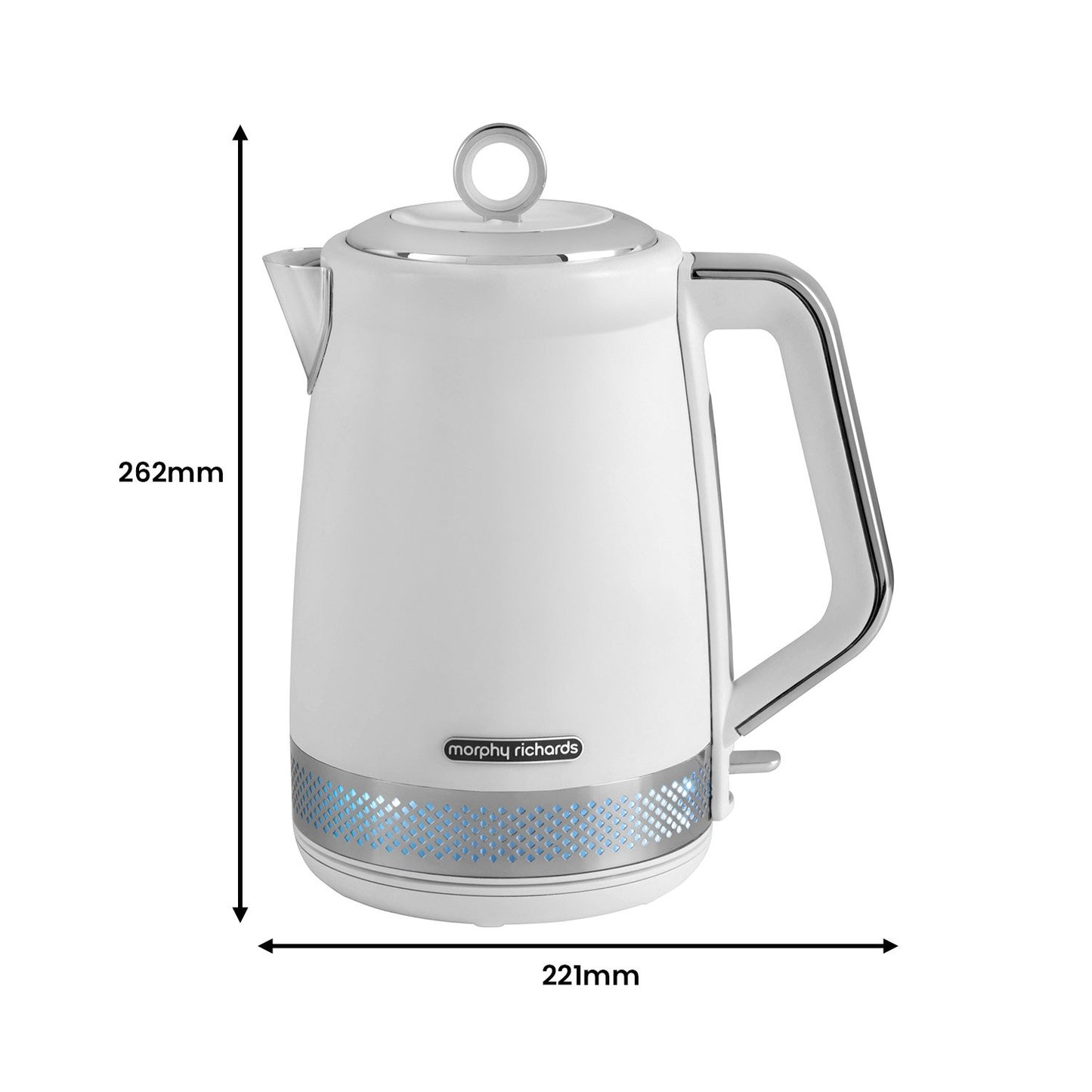 Morphy Richards Illumination Jug Kettle 1.7L - White