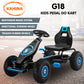 G18 Kids Ride On Pedal Go Kart - Blue