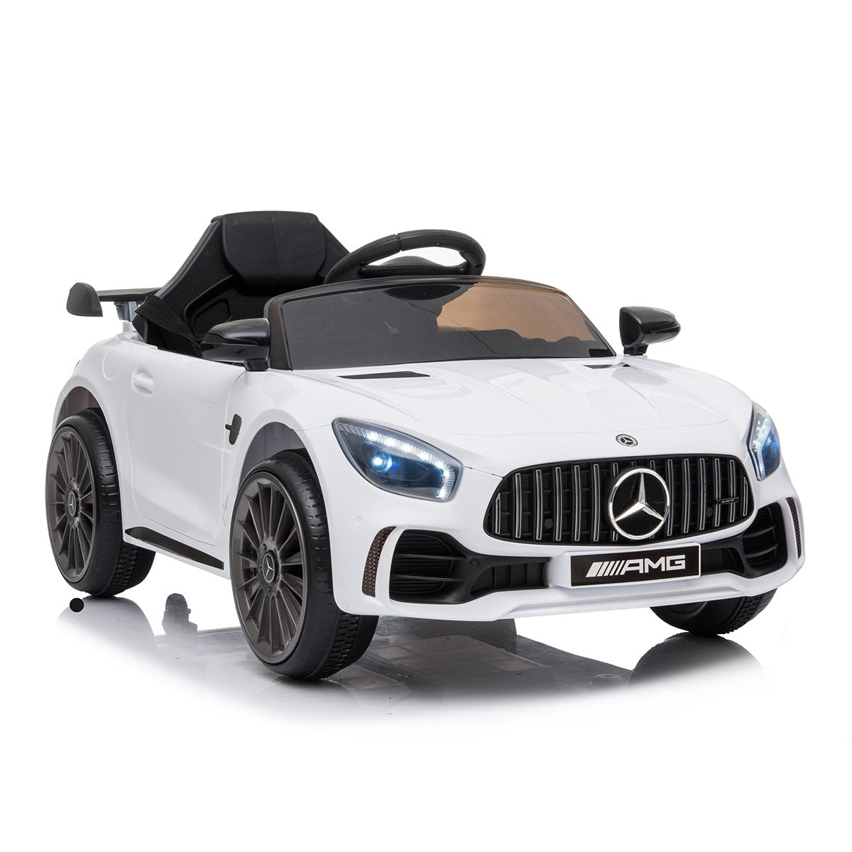 Mercedes Benz Licensed Kids Electric Ride On Car Remote Control - White