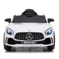 Mercedes Benz Licensed Kids Electric Ride On Car Remote Control - White