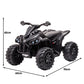 GTS99 Kids Electric Ride On Quad Bike Toy ATV 50W - Black