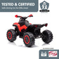 GTS99 Kids Electric Ride On Quad Bike Toy ATV 50W - Red
