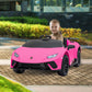 Lamborghini Performante Kids Electric Ride On Car Remote Control by - Pink