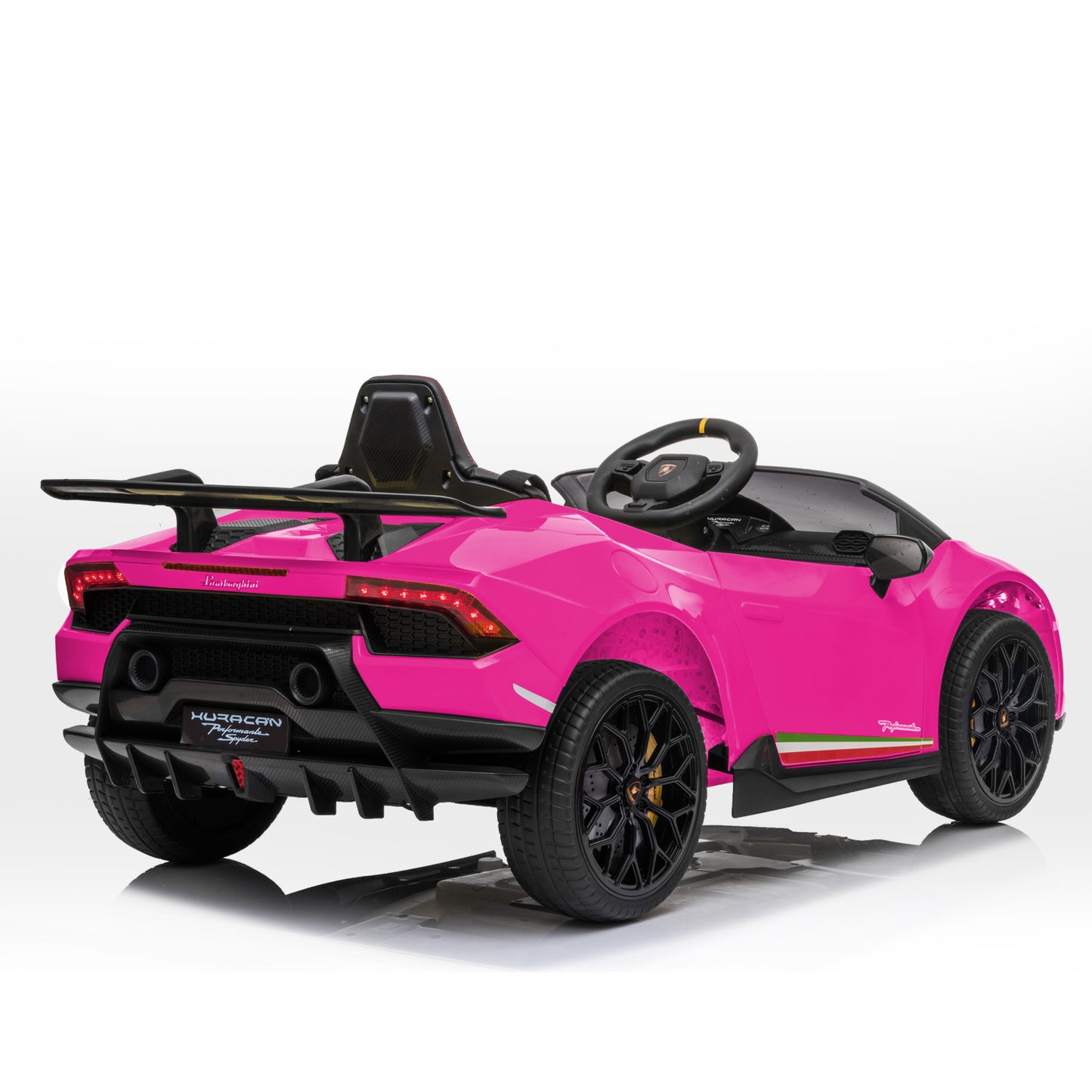 Lamborghini Performante Kids Electric Ride On Car Remote Control by - Pink