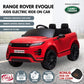 Land Rover Licensed Kids Electric Ride On Car Remote Control - Red