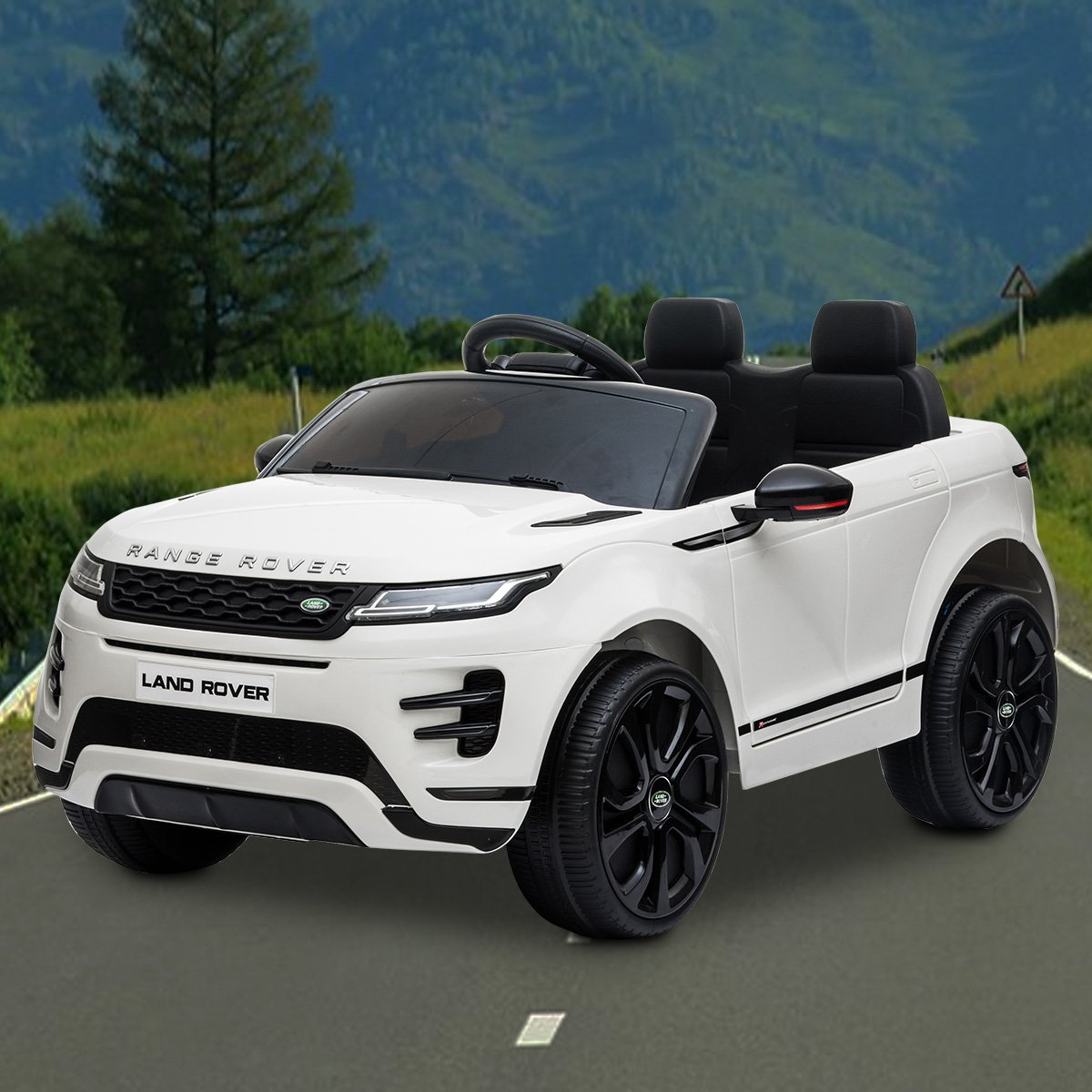 Land Rover Licensed Kids Electric Ride On Car Remote Control - White ...