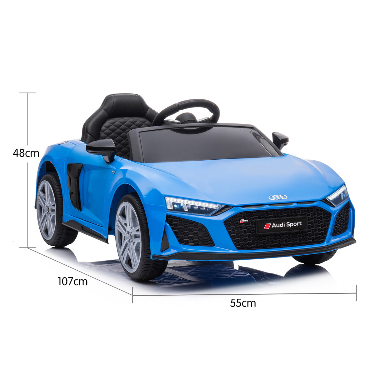 Audi Sport Licensed Kids Electric Ride On Car Remote Control - Blue