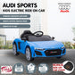 Audi Sport Licensed Kids Electric Ride On Car Remote Control - Blue