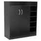 Sarantino 21 Pairs Shoe Cabinet Rack Storage Organiser 80 x 30 x 90cm in Black