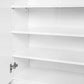 Sarantino 21 Pairs Shoe Cabinet Storage Organiser Shelf 2 Doors 80 x 30 x 90cm in White