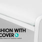 Shoe Rack Cabinet Organiser White Cushion Bench Stool Ottoman - 80 X 30 X 45 - White