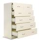 Tallboy Dresser 6 Chest Of Drawers Cabinet 85 X 39.5 X 105 - White