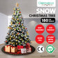 6ft 1.8m 850 Tips Snow-Tipped Artificial Christmas Tree