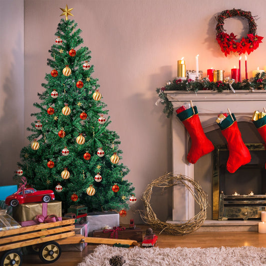 7ft 2.1m 1200 Tips Christmas Tree Xmas Decor Decorations Green