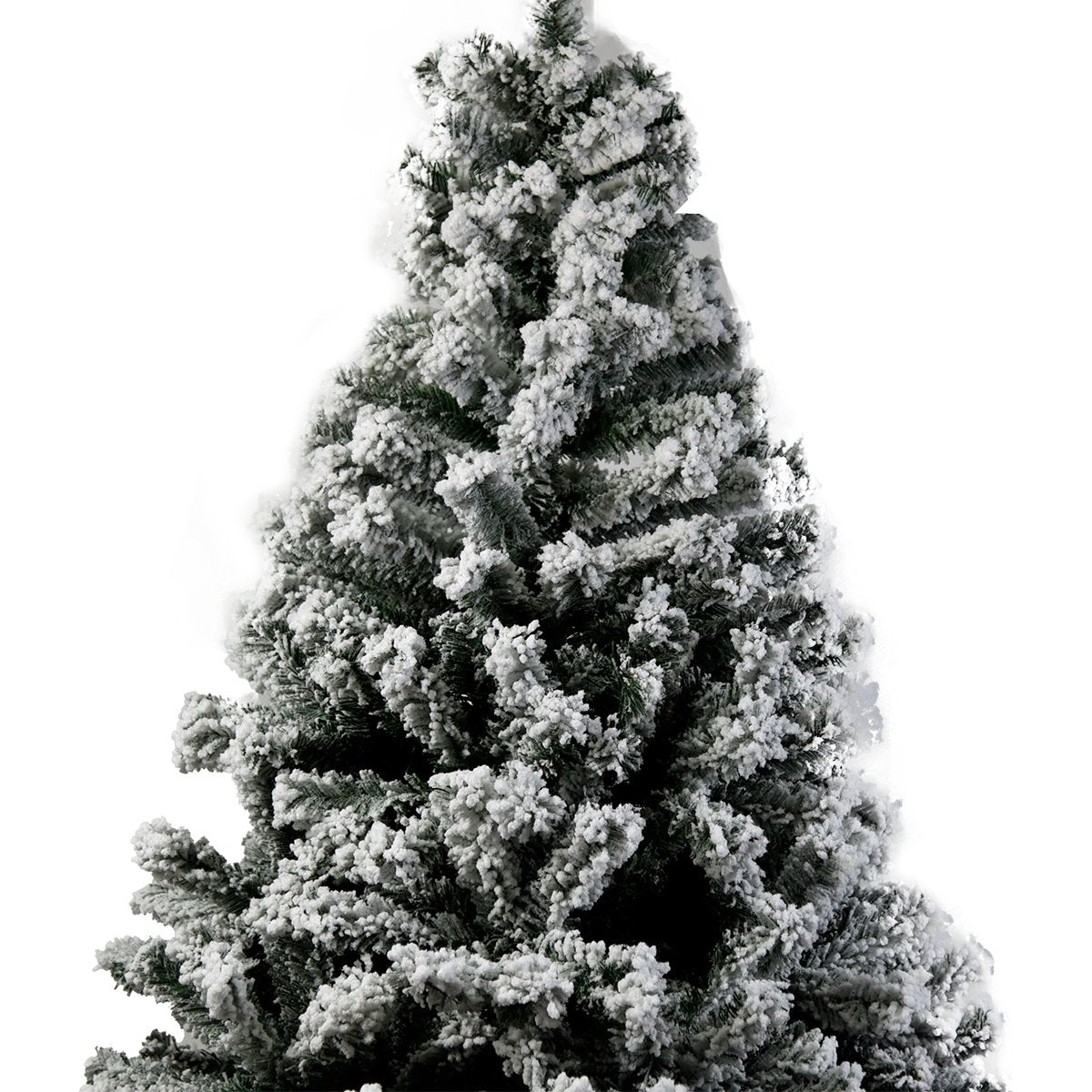 7ft 2.1m 1200 Tips Snow-Tipped Artificial Christmas Tree